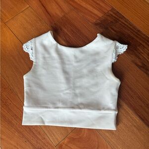 Celestine Lace Sleeve Top - Cream